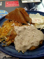 Country Fried Steak and Eggs